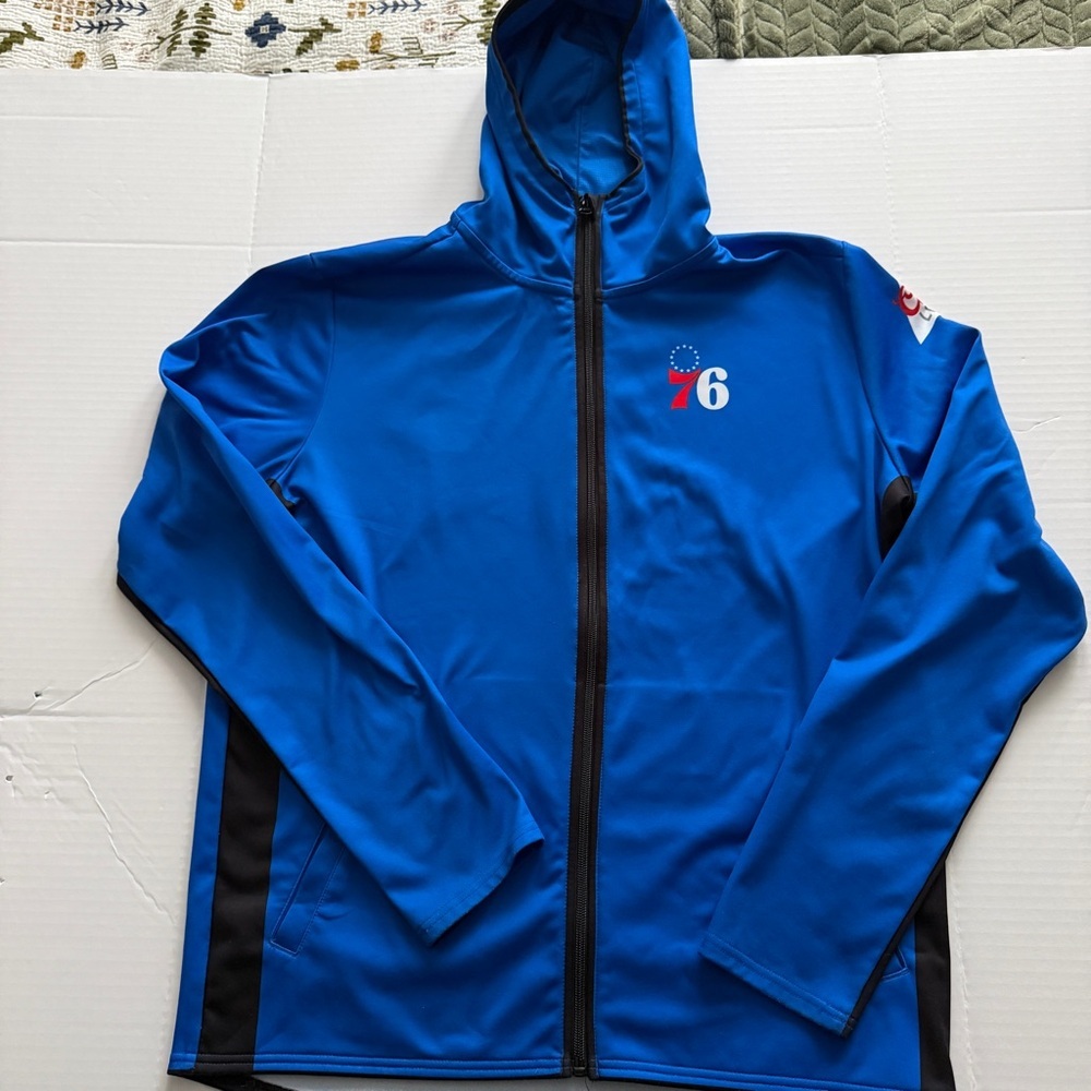 Philadelphia 76ers/Coors Light Teamatical warm up jacket Men’s L